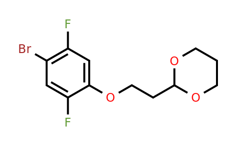 1443354-73-1 | 2-(2-(4-Bromo-2,5-difluorophenoxy)ethyl)-1,3-dioxane