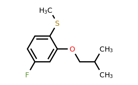 1443355-74-5 | (4-Fluoro-2-isobutoxyphenyl)(methyl)sulfane