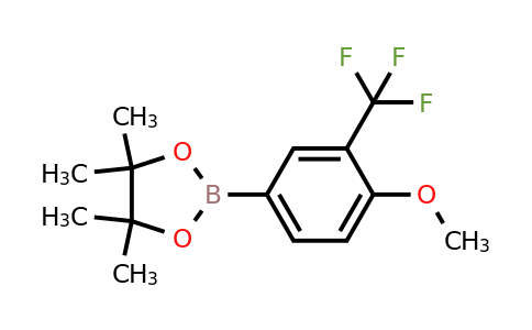 1445019-24-8 | 2-(4-Methoxy-3-(trifluoromethyl)phenyl)-4,4,5,5-tetramethyl-1,3,2-dioxaborolane