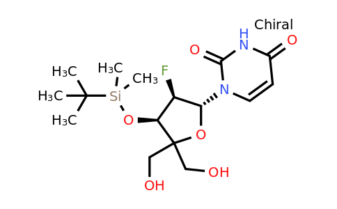 1445379-61-2 | 1-((2R,3R,4R)-4-((tert-butyldimethylsilyl)oxy)-3-fluoro-5,5-bis(Hydroxymethyl)tetrahydrofuran-2-yl)pyrimidine-2,4(1h,3H)-dione