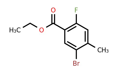 1445967-31-6 | Ethyl 5-bromo-2-fluoro-4-methylbenzoate