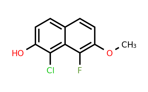 1447450-00-1 | 1-Chloro-8-fluoro-7-methoxynaphthalen-2-ol