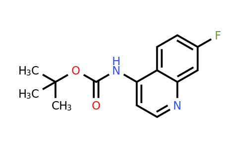 1447607-36-4 | tert-Butyl (7-fluoroquinolin-4-yl)carbamate