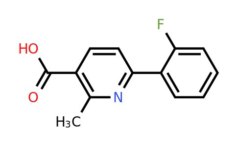 1447960-38-4 | 6-(2-Fluorophenyl)-2-methylnicotinic acid