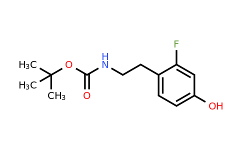 1448545-44-5 | tert-Butyl 2-fluoro-4-hydroxyphenethylcarbamate