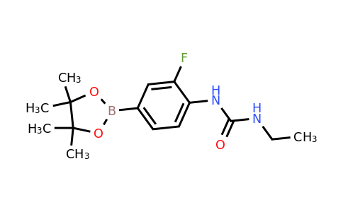 1448987-84-5 | 1-Ethyl-3-(2-fluoro-4-(4,4,5,5-tetramethyl-1,3,2-dioxaborolan-2-yl)phenyl)urea