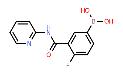 1449131-72-9 | 4-Fluoro-3-(2-pyridylcarbamoyl)benzeneboronic acid