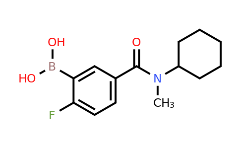 1449131-79-6 | 5-[Cyclohexyl(methyl)carbamoyl]-2-fluorobenzeneboronic acid
