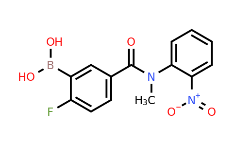 1449131-87-6 | 2-Fluoro-5-[N-methyl-N-(2-nitrophenyl)carbamoyl]benzeneboronic acid