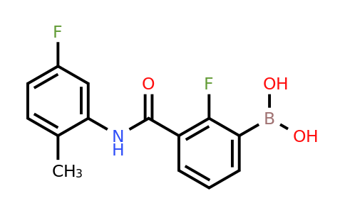 1449132-00-6 | 2-Fluoro-3-(5-fluoro-2-methylphenylcarbamoyl)benzeneboronic acid