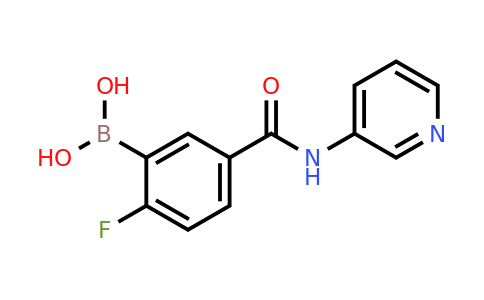 1449132-32-4 | 2-Fluoro-5-(3-pyridylcarbamoyl)benzeneboronic acid