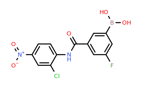 1449132-61-9 | 5-(2-Chloro-4-nitrophenylcarbamoyl)-3-fluorobenzeneboronic acid