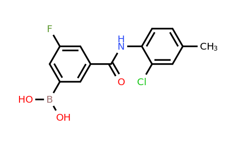 1449132-68-6 | (3-((2-Chloro-4-methylphenyl)carbamoyl)-5-fluorophenyl)boronic acid