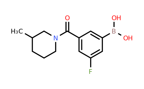 1449133-20-3 | 3-Fluoro-5-(3-methyl-1-piperidinylcarbonyl)benzeneboronic acid