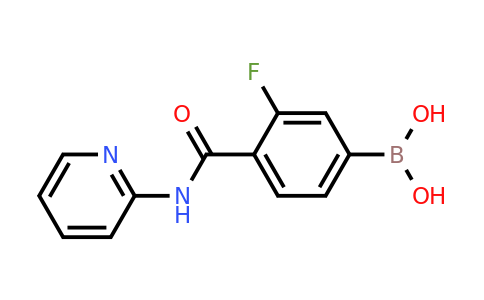 1449133-22-5 | 3-Fluoro-4-(2-pyridylcarbamoyl)benzeneboronic acid