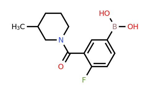 1449133-62-3 | 4-Fluoro-3-(3-methyl-1-piperidinylcarbonyl)benzeneboronic acid
