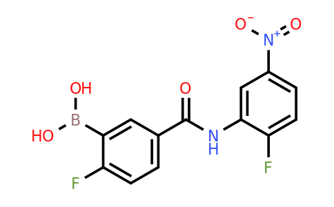 1449133-65-6 | 2-Fluoro-5-(2-fluoro-5-nitrophenylcarbamoyl)benzeneboronic acid