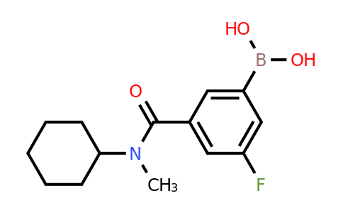 1449142-42-0 | (3-(Cyclohexyl(methyl)carbamoyl)-5-fluorophenyl)boronic acid