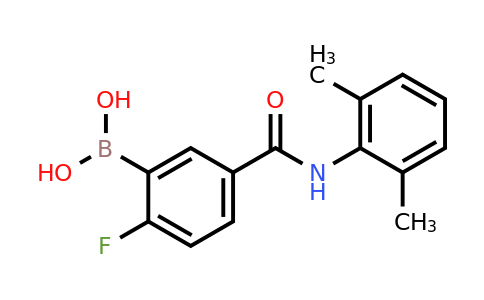 1449142-45-3 | (5-((2,6-Dimethylphenyl)carbamoyl)-2-fluorophenyl)boronic acid