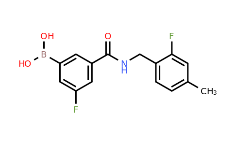 1449142-46-4 | 3-Fluoro-5-(2-fluoro-4-methylbenzylcarbamoyl)benzeneboronic acid