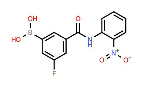 1449142-48-6 | 3-Fluoro-5-(2-nitrophenylcarbamoyl)benzeneboronic acid