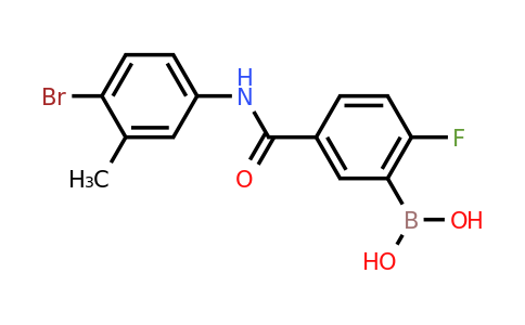 1449142-53-3 | 5-(4-Bromo-3-methylphenylcarbamoyl)-2-fluorobenzeneboronic acid