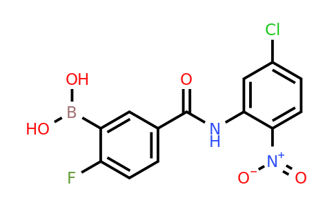 1449144-52-8 | 5-(5-Chloro-2-nitrophenylcarbamoyl)-2-fluorobenzeneboronic acid