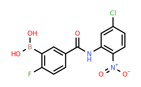 1449144-54-0 | 5-(5-Chloro-2-nitrophenylcarbamoyl)-2-fluorobenzeneboronic acid