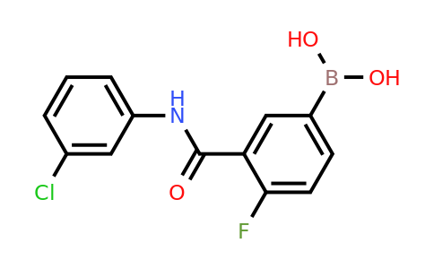 1449144-62-0 | 3-(3-Chlorophenylcarbamoyl)-4-fluorobenzeneboronic acid