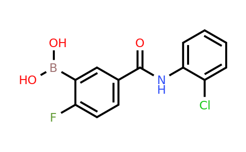 1449144-63-1 | 5-(2-Chlorophenylcarbamoyl)-2-fluorobenzeneboronic acid