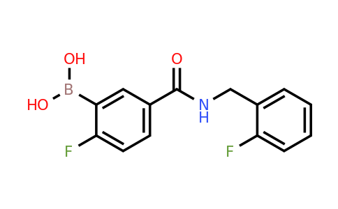 1449144-70-0 | 2-Fluoro-5-(2-fluorobenzylcarbamoyl)benzeneboronic acid