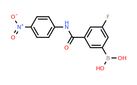1449145-15-6 | 3-Fluoro-5-(4-nitrophenylcarbamoyl)benzeneboronic acid