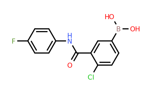 1449145-23-6 | 4-Chloro-3-(4-fluorophenylcarbamoyl)phenylboronic acid