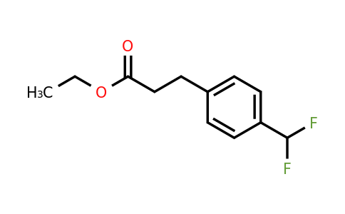 1449763-95-4 | Ethyl (4-(difluoromethyl)phenyl)propanoate