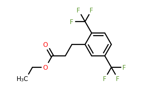 1449771-46-3 | Ethyl (2,5-bis(trifluoromethyl)phenyl)propanoate