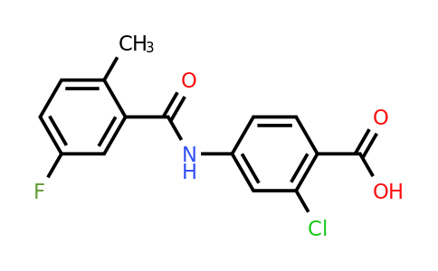 145-73-3 | 2-Chloro-4-(5-fluoro-2-methylbenzamido)benzoic acid