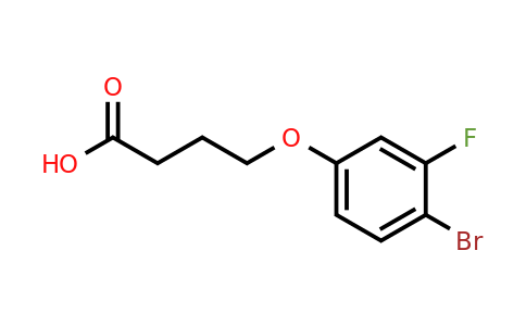 1451085-00-9 | 4-(4-Bromo-3-fluorophenoxy)butanoic acid