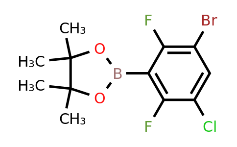 1451391-11-9 | 2-(3-Bromo-5-chloro-2,6-difluorophenyl)-4,4,5,5-tetramethyl-1,3,2-dioxaborolane