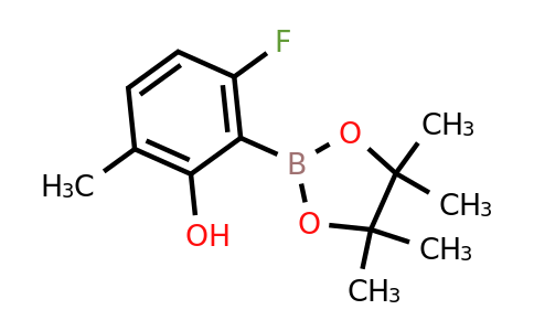 1451391-55-1 | 3-Fluoro-6-methyl-2-(4,4,5,5-tetramethyl-1,3,2-dioxaborolan-2-yl)phenol
