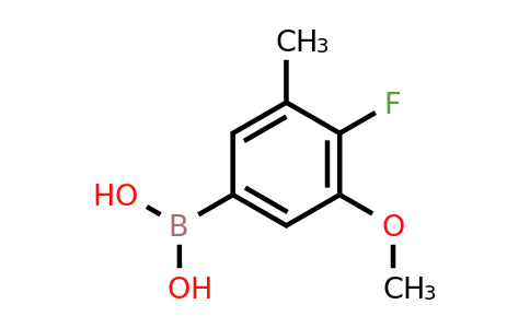 1451392-02-1 | (4-Fluoro-3-methoxy-5-methyl-phenyl)boronic acid