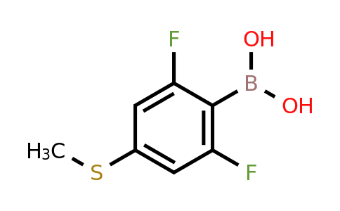 1451392-53-2 | (2,6-Difluoro-4-(methylthio)phenyl)boronic acid