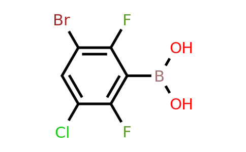 1451393-03-5 | (3-Bromo-5-chloro-2,6-difluorophenyl)boronic acid