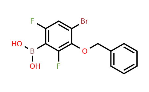 1451393-14-8 | (3-(Benzyloxy)-4-bromo-2,6-difluorophenyl)boronic acid
