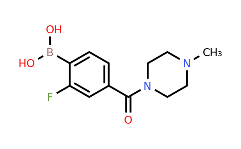 1454901-23-5 | (2-Fluoro-4-(4-methylpiperazine-1-carbonyl)phenyl)boronic acid