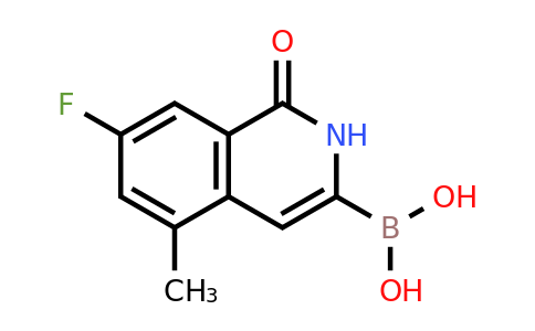 1454901-88-2 | (7-Fluoro-5-methyl-1-oxo-1,2-dihydroisoquinolin-3-yl)boronic acid