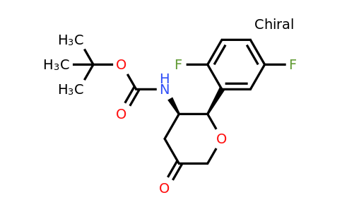 1456616-43-5 | tert-Butyl ((2R,3R)-2-(2,5-difluorophenyl)-5-oxotetrahydro-2H-pyran-3-yl)carbamate