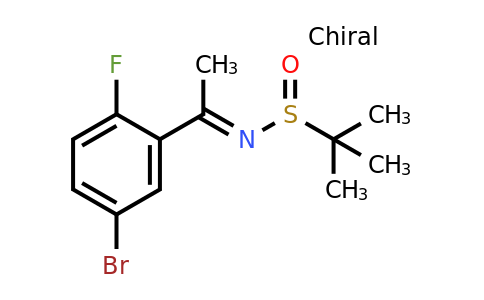 1457976-11-2 | (S,E)-N-(1-(5-bromo-2-fluorophenyl)ethylidene)-2-methylpropane-2-sulfinamide