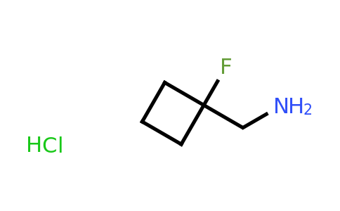 1462885-81-9 | (1-Fluorocyclobutyl)methanamine hydrochloride