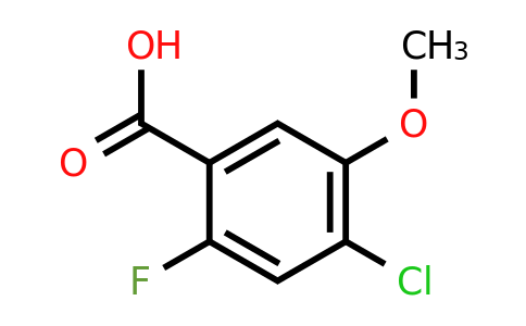 146447-10-1 | 4-Chloro-2-fluoro-5-methoxybenzoic acid