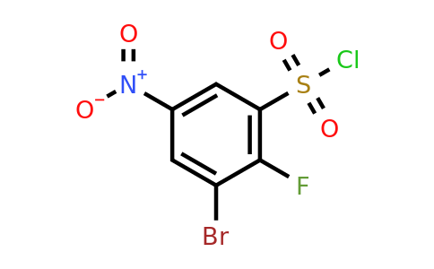 1485934-45-9 | 3-Bromo-2-fluoro-5-nitrobenzenesulfonyl chloride